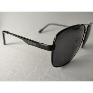 Timberland TU00023 01A Navigator Sunglasses Matte Black Grey Lens 58-17-145